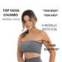 Imagem de Top Faixa Slim Fit Estilo Tubo Com Elástico Sem Bojo Para A Academia 3031.C1