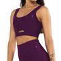 Imagem de Top Feminino Alto Giro Blackout Roxo Grape - 2312