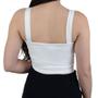 Imagem de Top Feminino Autenticada Cropped Montaria Branco Off - 7612