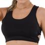 Imagem de Top Feminino Esportivo Suplex Duplo Reforçado s/Bojo Moda Fitness Básica Slim Fit 3043A