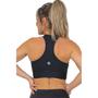 Imagem de Top Feminino Fitness Nadador Com Bojo Preto