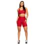 Imagem de Top Fit Feminino  Basic Decote U Vermelho Amplifit