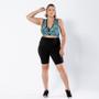 Imagem de Top Fitness Academia Nadador Com Bojo Feminino Plus Size Estampado