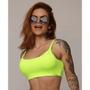 Imagem de Top Fitness Essential Amarelo Neon