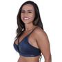 Imagem de Top fitness feminino decote tiras bojo cirrê relevo poliamida cleo-orbis