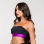 Imagem de Top Fitness Poliamida Alça Larga Roxo e Laranja Paris