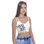 Imagem de Top Juvenil Feminino Amofany You Got This - OFF WHITE - G