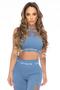 Imagem de Top Lets Gym Seamless Slice Azul P
