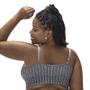 Imagem de Top Mescla Com Bojo Removível Sem Costura Plus Size