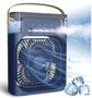 Imagem de TOP Mini Climatizador de Ar Umidificador Ventilador Refrigeração - COR: AZUL -  Ótimo para Pequenos Ambientes