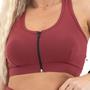 Imagem de Top Nadador Com Zíper Frontal Microfitness Estilo Corpo