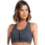 Imagem de Top Nadador Com Zíper Frontal Microfitness Estilo Corpo