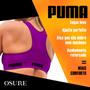 Imagem de Top Puma Original Feminino Academia Fitness Nadador Sem Costura S/ Bojo Ótima Sustentação Confortável 27070