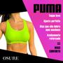 Imagem de Top Puma Original Feminino Academia Fitness Nadador Sem Costura S/ Bojo Ótima Sustentação Confortável 27070