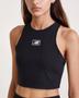 Imagem de Top/regata New Balance Essentials - feminino - preto+branco