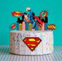 Imagem de Topo de bolo de aniversario Superman Super Homem
