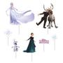 Imagem de Topo de Bolo Frozen Disney - 8 Itens