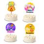 Topo de Bolo Jardim Encantado Personalizado - Folia de Cores Imagem de Topo de Bolo Jardim Encantado Personalizado