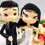 Imagem de Topo de Noivos em Biscuit Casamento Versão Asiatico
