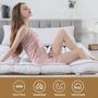 Imagem de Topper de colchão WhatsBedding Memory Foam 7,6 cm King Size