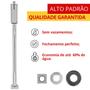 Imagem de Torneira Alta de Mesa para Cuba ou Lavabo Metal Com Arejador Sigma Lucca 1199 Cozinha e Banheiro Inox e Preta