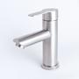 Imagem de Torneira Alta Monocomando Luxo Inox Cromada Bancada Banheiro Elegância Cromada