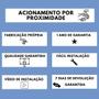 Imagem de Torneira Automática Eletrônica Sensor Presença Parede