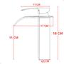 Imagem de Torneira banheiro cascata misturador monocomando lavabo bica baixa rose gold