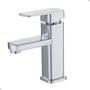 Imagem de Torneira banheiro misturador monocomando lavabo quadrada bica baixa