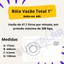 Imagem de Torneira Bóia De Vazão Total 1 Polegada Balão Em ABS - SuperLar Acessórios