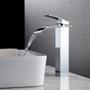 Imagem de Torneira Cascata Alta com Misturador Monocomando Cromada de Bancada Belcca TCA01C-BL