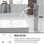 Imagem de Torneira Cascata Banheiro Monocomando Bica Alta