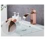 Imagem de Torneira Cascata Monocomando Banheiro Lavabo Rose Gold Luxo.