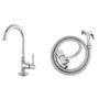 Imagem de Torneira de Banheiro Lavatório bancada Metal  & Inox 1198 + Ducha Higiênica completa com chuveirinho metal para banheiro