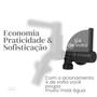 Imagem de Torneira De Tanque Preto Fosco Com Duas Saídas 1/4 De Volta