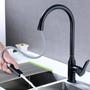 Imagem de Torneira Extensivel Gourmet Cozinha Pia Mesa Bancada Ducha Articulada Dois Jatos Monocomando Agua Quente Fria Luxo Sofisticado