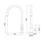 Imagem de Torneira Flex Black Parede - 1178B27
