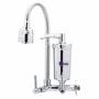 Imagem de Torneira Gourmet com Filtro Bica Móvel Flexível Inox Articulada Chuveirinho Cozinha Pia Parede