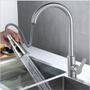 Imagem de  Torneira Gourmet Cozinha Monocomando Extensível de Bancada Pia Pull Down Escovado Misturador 2 Modos Jato Chuveiro