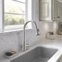 Imagem de Torneira Gourmet Monocomando Com Extensor Ducha Luxo Inox Cozinha Lavanderia Acabamento Fosco