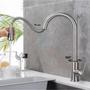 Imagem de Torneira Gourmet Monocomando Com Extensor Ducha Luxo Inox