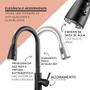 Imagem de Torneira gourmet monocomando premium com extensor preta