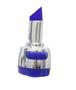 Imagem de Torneira gourmet tubo azul flexível com arejador jato duplo  e com saída para purificador 1/4 bancada