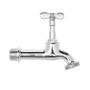 Imagem de Torneira jardim com chaveta 1/2" X 3/4" cromada clara inox