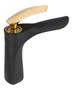 Imagem de Torneira Misturador Monocomando Lavabo Preto E Dourado