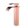 Imagem de Torneira monocomando banheiro cascata slim alta- rose
