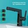 Imagem de Torneira Monocomando C/ Visor De Temperatura 2 Jatos Preto