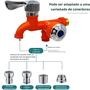 Imagem de Torneira Multifuncional de Plástico para Máquina de Lavar - 1 Entrada e 2 Saídas
