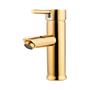 Imagem de Torneira para banheiro Lavabo cascata Misturador Monocomando Baixa dourada Xingu pingoo.casa
