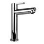 Imagem de Torneira Para Banheiro Pia Bancada Lavabo Lavatorio Bica Baixa 16cm Design Slim Smart Depot Alavanca 1/4 Abs Metal Cromado